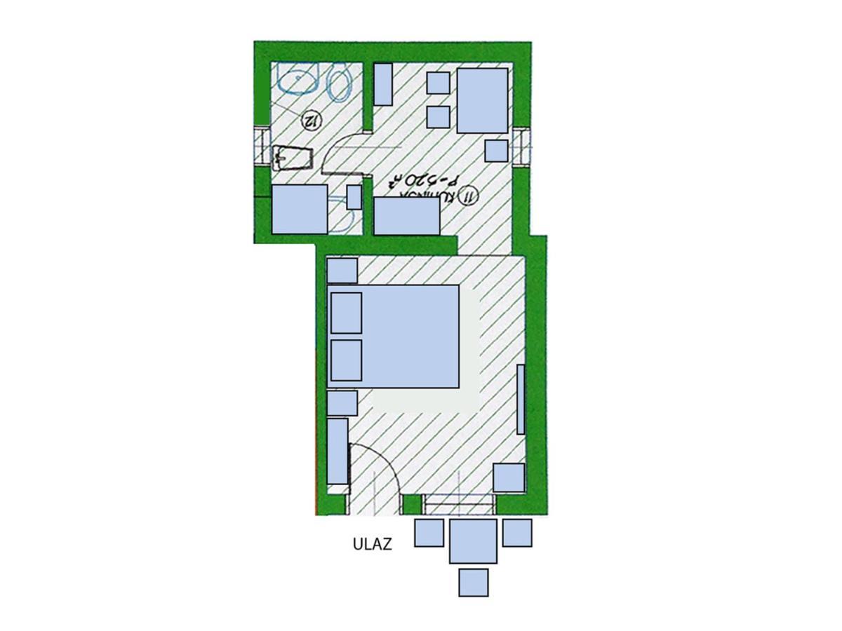 Studio Apartment Blue Window Biograd Na Moru Exterior photo